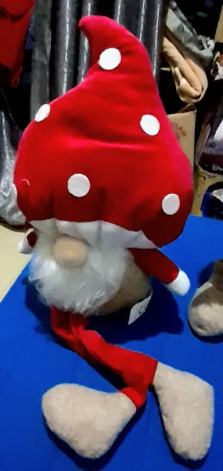 Set 2 gnomi fungo rossi