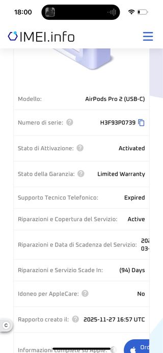 Apple AirPods Pro 2a Gen
