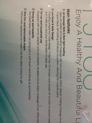 Masajeador de cuello y hombros Uoyor