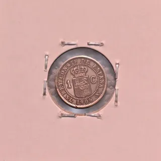 Alfonso XIII 1 Céntimo 1906 Cobre