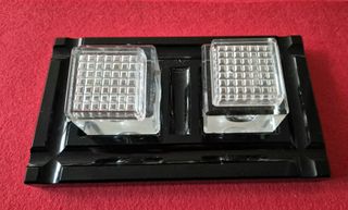 Tintero de cristal negro original