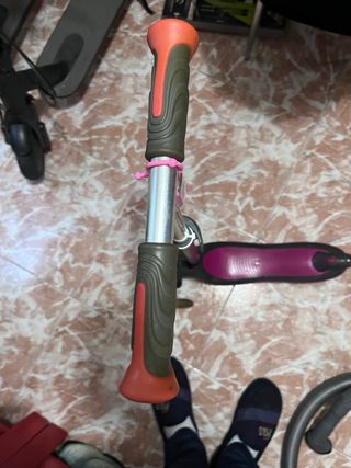 Patín infantil 3 ruedas rosa