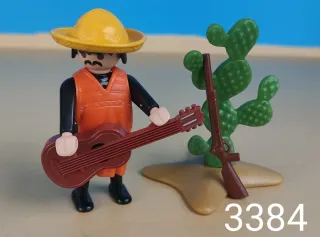 Playmobil 3384.Mariachi con Guitarra y Rifle