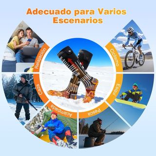 Calcetines Calefactables Eléctricos 2x6000mAh