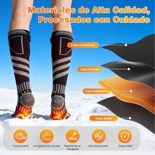 Calcetines Calefactables Eléctricos 2x6000mAh