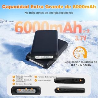 Calcetines Calefactables Eléctricos 2x6000mAh