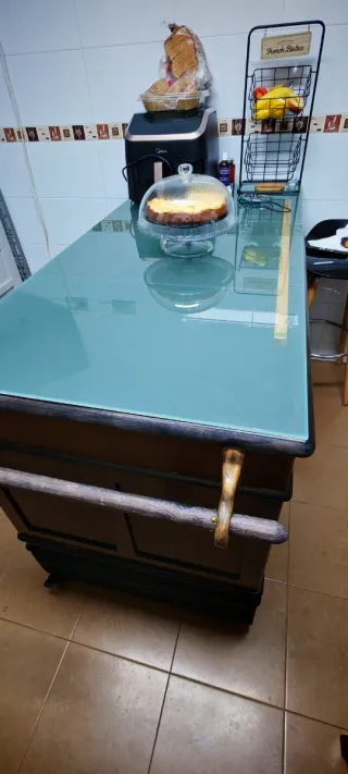 Espectacular isla de cocina