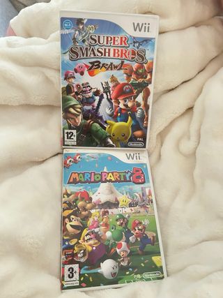 Mario Party 8 e Smash Bros. Brawl per Wii