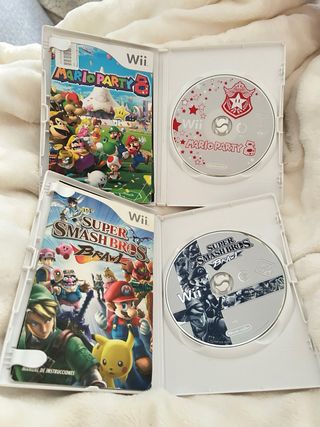 Mario Party 8 e Smash Bros. Brawl per Wii