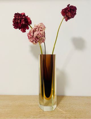 Vaso Murano A.Mandruzzato Cristal Sommerso