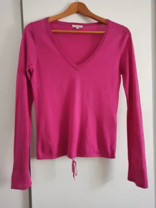 Jersey Massimo Dutti Rosa Manga Larga Mujer