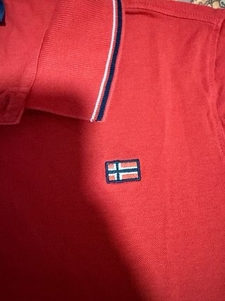 Maglia polo uomo rossa taglia L