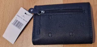 Cartera Tommy Hilfiger Plegable Negra/Azul