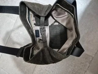 Borsa in pelle marrone