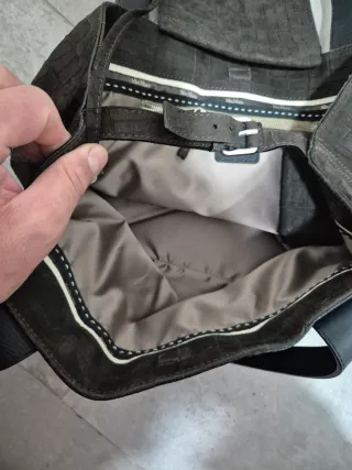 Borsa in pelle marrone