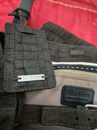 Borsa in pelle marrone