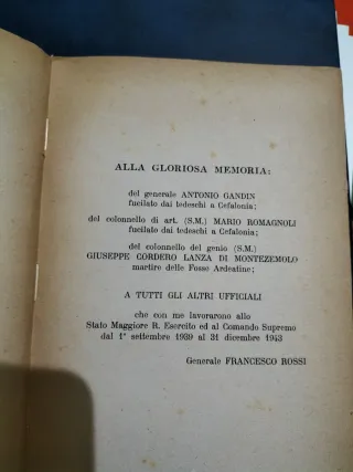 Raro libro Come arrivammo all'armistizio Gen Rossi