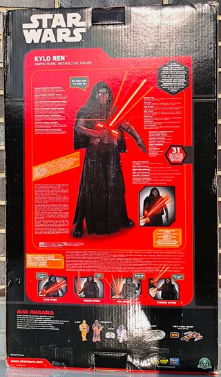 Figura Kylo Ren Star Wars Animatrónica 43 cm NUEVA