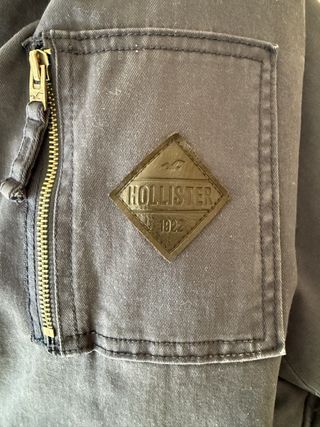 Parka Hollister Azul Talla M