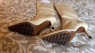 Botas altas Zara beige nuevas