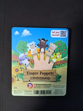 Marionetas de dedo para niños y bebés.