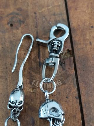 Catena portafoglio teschio skull