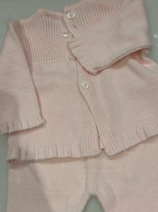 Conjunto rosa bebé Talla 0m