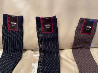 Set 6 calze uomo Imira fantasia taglia 12 cotone