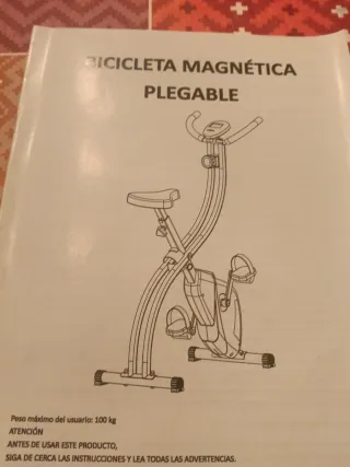 Bicicleta Estática Plegable