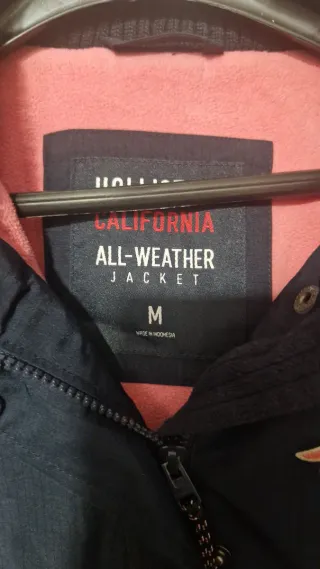 Chaqueta Hollister Azul Talla M
