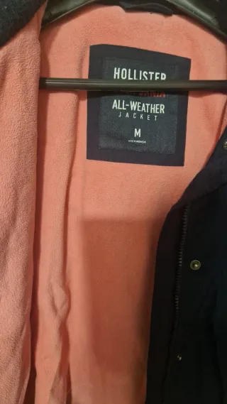 Chaqueta Hollister Azul Talla M