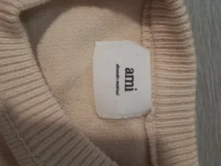 Suéter Ami Paris Beige