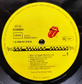 LP 1978 🇩🇪 THE ROLLING STONES - SOME GIRLS