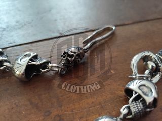 Catena portafoglio teschio skull