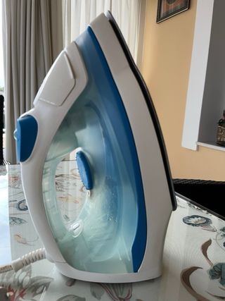 Plancha Philips Azul y Blanca