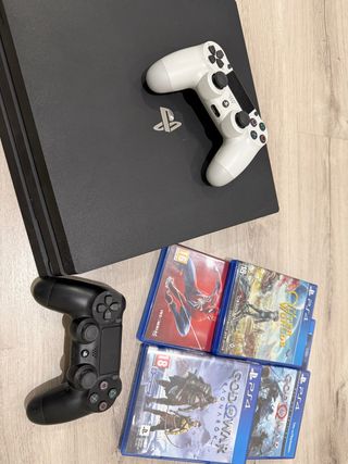 PS4 Pro 1TB + 2 Mandos + 5 Juegos