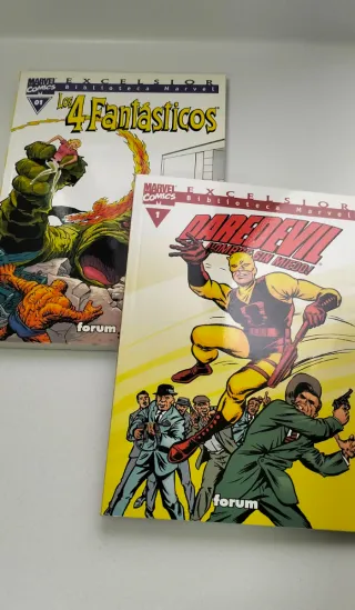 BIBLIOTECA MARVEL Daredevil 1 y 4 Fantasticos 1