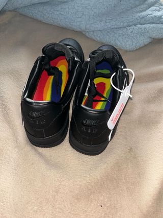 Nike Air Force 1 Flea Negras Talla 44