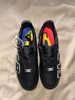 Nike Air Force 1 Flea Negras Talla 44