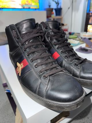Sneakers Gucci Ace Botín Nere