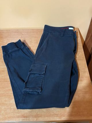 Pantaloni cargo blu Celio uomo