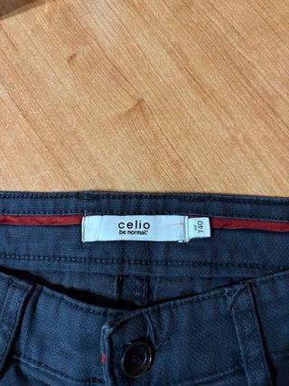 Pantaloni cargo blu Celio uomo
