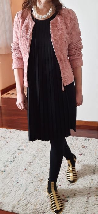 Chaqueta fiesta rosa AD