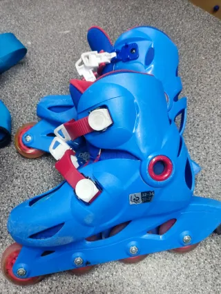 Patines Oxelo Azules Talla 32-34