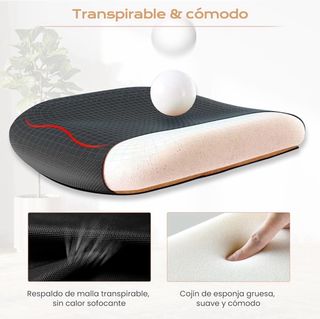 Sedia da ufficio ergonomica e confortevole KERDOM 9060