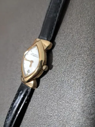 Orologio Galanti donna anni 90 oro nero
