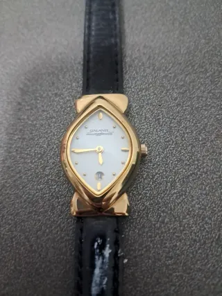 Orologio Galanti donna anni 90 oro nero