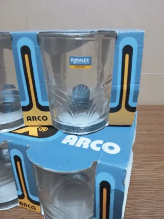 2 Set 6 Bicchieri Duralex Acqua Temperati