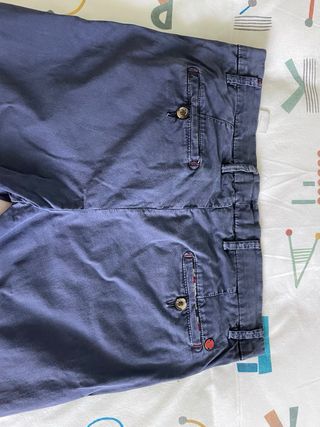 Pantaloni chino El Ganso blu uomo