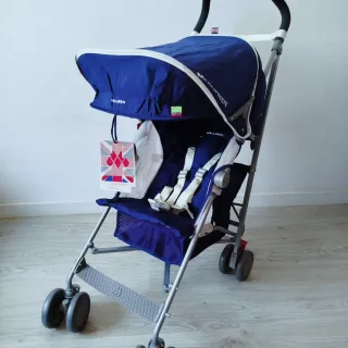 Carrinho de Bebê Maclaren Globetrotter Azul